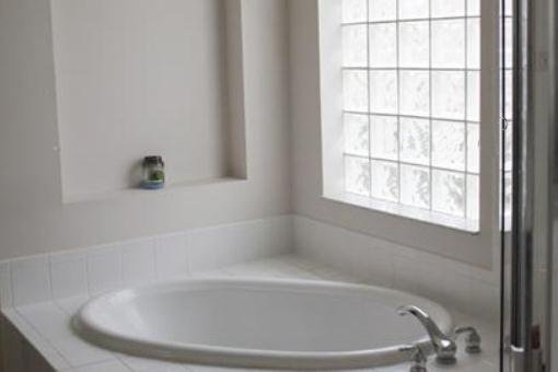 Master bathroom with Jacuzzi