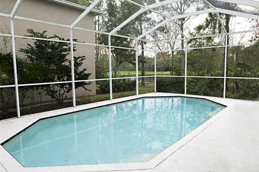 Screened pool