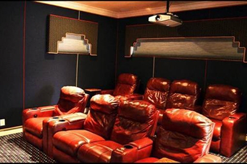 Cinema room in the house in Fort Myers