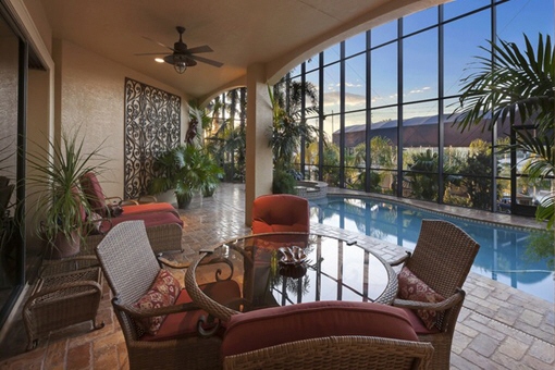 Fascinating terrace with pool in Fort Myers 