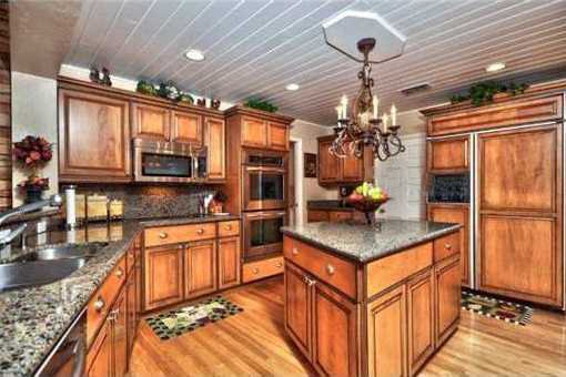 Big wooden kitchen